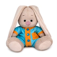 Мягкая игрушка Зайка Ми в голубом комбинезоне (15 см)