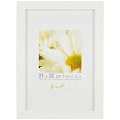 Фоторамка «TrendLine White MDF» белая, 21x30 см, рама дерево, Artlink - 0