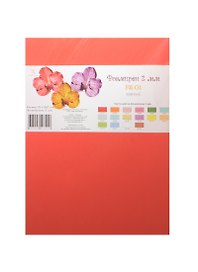 Фоамиран Рукоделие (F2-01) (красный) (5 листов) (2мм) (21х29,7см) (упаковка)