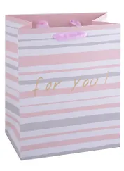 Пакет А5 18*23*10 "For you" жен., бум., тиснение надпись