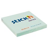 Блок для записей Stick`n Neon notes, голубой, 7.6 х 7.6 см - 0