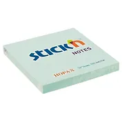 Блок для записей Stick`n Neon notes, голубой, 7.6 х 7.6 см