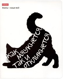 Тетрадь общая «Коты - наше всё», 48 листов в клетку, A5, в ассортименте - Hatber