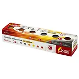 Краски акриловые Металлик для рисования и хобби Остров Сокровищ, 6 цветов по 25 мл