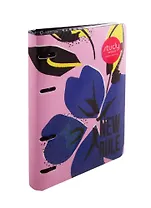 Тетрадь на кольцах в клетку InFolio, Blue flower, 120 листов