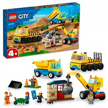 LEGO City: Строительные машины и шаровой кран, 235 деталей (60391)
