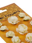 Набор для творчества. Цветы "Paper Flower", 3 больших + 10 маленьких, молочные и белые - 1