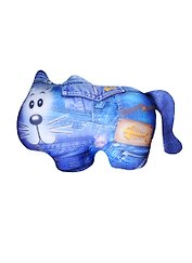 Игрушка антистресс Кот джинсовый (40х31) (99-112)