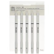 Ручки капиллярные-линеры 5шт 0,8мм, пласт.кор., Winsor&Newton