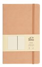 Книга для записей А5 96л тчк. "Joy Book. Крем-брюле" иск.кожа, тонир.блок, скругл.углы, ляссе, резинка, карман на задн.форзаце