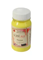 Краска акриловая "Акрил-Арт" лимонный,100мл,банка, Таир