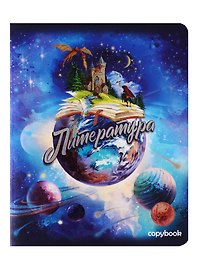 Тетрадь предметная «Космос. Литература» 48 листов в линейку, со справочными материалами - Феникс+
