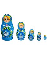 Матрешка 5 предм. "Узор", арт. С-6 (89)