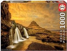 Пазл Educa 1000 деталей Водопад Киркьюфетльсфос, Исландия