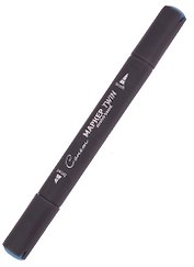 Маркер художественный "Сонет" Twin Brush сине-серый 9, Сонет