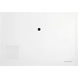 Папка-конверт А4 на кнопке "Glossy Classic" прозрачн.пластик, Erich Krause