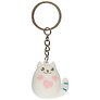 Брелок Котик круглый Meow & Kisses (ПВХ) (3,5 см) (12-Benjia-MK-258)