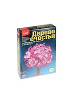 Набор для творчества LORI Дерево счастья "Сакура" плетение из бисера и пайеток Дер-013