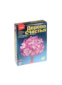 Набор для творчества Lori. Плетение из бисера и пайеток. Дерево счастья «Сакура»