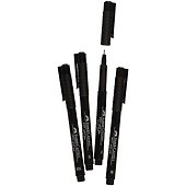 Ручки-кисточки капиллярные «Manga Black Set», Faber-Castell, 4 штуки - 1