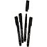 Ручки-кисточки капиллярные «Manga Black Set», Faber-Castell, 4 штуки - 1