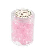 Набор елочных мини-подвесок Мишки розовые (25шт) (пластик) (ПВХ бокс) (12-08621-N23)