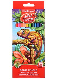 Карандаши цветные, ArtBerry, 12 цветов