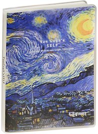 Записная книжка «Starry night» А6, 80 листов в клетку, Lenwa