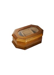 Шкатулка для украшений с прозрачным окном (20х13х7) (255-053)