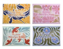 Папка -конверт «Garden flowers» А4 на кнопке, в ассортименте