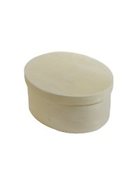 Набор д/творчества Шкатулка д/росписи Овальная 6,1*12*9,1 (дерево) (6742-3)