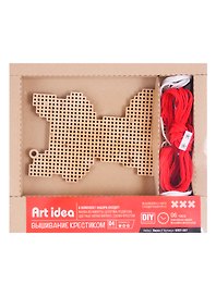 Набор для творчества Art idea Вышивание крестиком, Лиска (KRST-007)