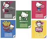 Тетрадь в клетку Hello Kitty, 18 листов, в ассортименте