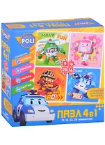 Робокар Поли.Набор.4в1.9-16-25-36Эл.Вместе веселей. 05792