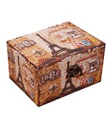 Шкатулка с замком Париж (16х11х9) (МДФ) 12-06654-DH-3040-2