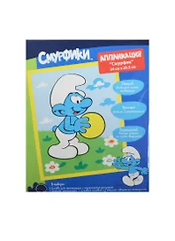 Аппликация Смурфик (23868) (24х29,5см) (Смурфики) (набор для творчества) (3+)