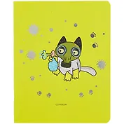 Тетрадь в клетку Listoff, "Котик на карантине", 48 листов, в ассортименте
