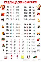 Таблица умножения. Пособие для развивающего обучения для детей от 6 лет