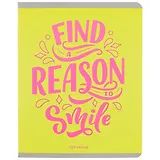 Тетрадь в клетку Listoff, "Будь позитивным!", 48 листов, в ассортименте