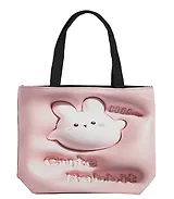 Сумка-шоппер 3D принт Кролик Kawaii (41х31х8) (текстиль) (12-11525-SH17)