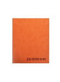 Дневник шк. "VIVELLA коричневый" искусств.кожа, тиснение блинт, универс.шпаргалка, Триумф