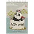 Блокнот А7 40л кл. "УДИВИТЕЛЬНЫЕ ПАНДЫ" гребень, ассорти - 2