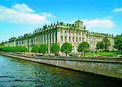 Открытка с видами (СПб) Зимний дворец [SPB-100]