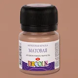 Краска акриловая кофейная 20мл "Декола" матовая, ЗХК