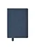 Обложка для книги с закладкой (темно-синяя (эко кожа, нубук) (16х22) - 0