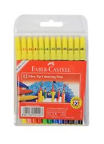 Фломастеры 12цв "Замок" пл/уп., подвес, Faber-Castell