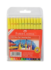 Фломастеры 12цв "Замок" пл/уп., подвес, Faber-Castell