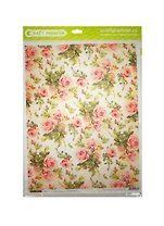 Рисовая бумага для декупажа Шебби розы 28,2х38,4см, 25г/м, CP06327