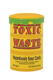 Леденцы Toxic Wastle Original Drum (Токсик Классическая бочка желтая), 42г