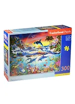 Пазлы 300 B-030101 Райская бухта (40х29см) (8+) (коробка) (Castorland)